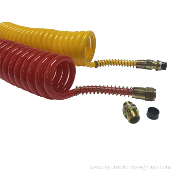 PU Braided Coil Hose Assembly